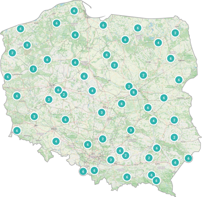 Mapa Złotych Szkół NBP